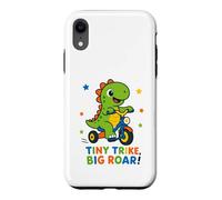 Tiny Trike Big Roar Dinosaur Cute Dino Riding Tricycle Kids Case for iPhone XR
