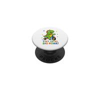 Tiny Trike Big Roar Dinosaur Cute Dino Riding Tricycle Kids PopSockets Adhesive PopGrip