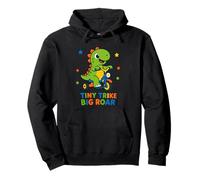Tiny Trike Big Roar Dinosaur Cute Dino Riding Tricycle Kids Pullover Hoodie