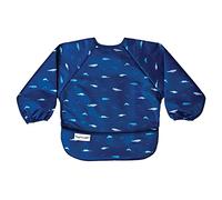 Tiny Twinkle Long Sleeve Bib for Babies & Toddlers | Waterproof Smock Bib for Eating | Machine Washable & Mess-Proof Feeding Essentials | Newborn Shower Gift (Ocean Life, 2-4Y)