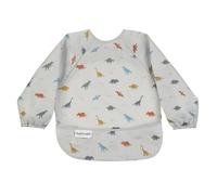 Tiny Twinkle Long Sleeve Bib for Babies & Toddlers | Waterproof Smock Bib for Eating | Machine Washable & Mess-Proof Feeding Essentials | Newborn Shower Gift (Dinosaur, 6-24M)