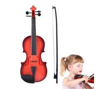 Tiny Violin with Sound | Small Violin Toy - Adjustable String Music Kids' Musical Instrument for Beginners Boys Girls Home Travel Birthday Collection Daily Family Learning