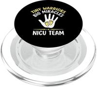Tiny Warriors Big Miracles NICU Team Clinical Care Nurse PopSockets PopGrip for MagSafe