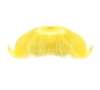 Tiny Wig for Doll, High-Temperature Fiber Wig Hair Cute Kawaii Doll Hairpiece Accessory for Display DIY Collectible Figures Hairstyle Decoration (Yellow)