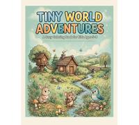 Tiny World Adventures: A Cozy Coloring Book for Kids Ages 5-8 with 45+ Cute Tiny Houses, Treehouses, Magical Places, Friendly Animals & Whimsical Scenes