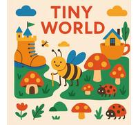 Tiny Worlds : Coloring Book for Kids, Simple ,Easy and unique Designs with Animals, Cute little animals in their worlds (Animal Coloring)