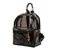 TINYAT Clear Backpack Waterproof Cute Clear Mini Stadium Approved Backpack Transparent Bookbag for College, Concerts, Sports, Travel and Daily Use