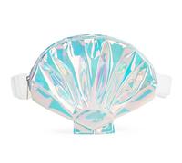 TINYAT Seashell Fanny Pack for Women Waterproof Waist Pack Cute Belt Bag with Adjustable Strap for Outdoor Party Travel,T1956, Blue/1956