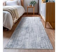 Tinyboy-hbq Washable Rugs Living Room Modern Area Rugs Non Slip Abstract Rug Soft Short Pile Rugs for Bedroom Large Living Room Rug Carpet (Abstract Light Blue/Multi, 60 x 120 cm)