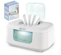 TinyBums Baby Wipe Warmer & Dispenser with LED Changing Light & On/Off Switch (Aqua) - Jool Baby