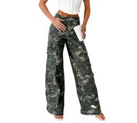 TinyCribz Stylish Women's Green Camo Cargo Pants - Perfect for Daily Wear & Music Events | 12