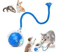 Tinyfetch Interactive Dog Cat Toys Balls,Interactive Dogs Toys,360° Smart Automatic Rolling Electric Dog Ball Toys,Fast Moving Balls Toys,Rechargeable,Boredom Relief for Pets (1 Pcs)