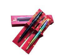 TinyGift Luxury Personalized Executive Pen Gift Set, Black and Rainbow Metal Pens with Custom Engraving, 3-Pack in Festive Gift Box, Corporate Christmas 2025 Gift