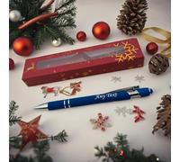 TinyGift Make every gift personal with this engraved pen and gift box set, perfect for Christmas, birthdays, or office gifting. Personalised pen is laser engraved with your custom text or name