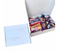 TinyGift Personalised Festive Box with Decorative Sweets, Pen & Spoon - Custom Message Gift Set for Employees, Teachers, Kids or Clients - Seasonal Appreciation Box UK Christmas