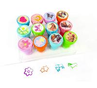 TINYMILLS 12 Pcs Horse Pony Western Stamp Kit for Kids Self Inking Stamps Gift Stocking Stuffers Easter Basket Filler