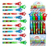 TINYMILLS 24 Pcs Train Multi Point Pencils