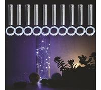 TINYOUTH 10PCS Wine Bottle Lights with Cork Cool White Light, 2M/6.5FT 20 LED Battery Operated Bottle String Light Steady on for DIY Party Wedding Christmas Decor