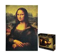 TINYOUTH 2000 Pieces Puzzle for Adults, 《Mona Lisa》Museum Collection Jigsaw, 70x100CM Famous Painting Puzzle, Stress Reliever Staycation Kill time for Adults Ages14+