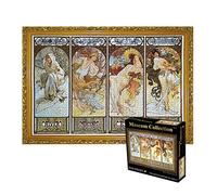 TINYOUTH 2000 Pieces Puzzle for Adults, 《The Four Seasons》Museum Collection Jigsaw, 70x100CM Famous Painting Puzzle, Stress Reliever Staycation Kill time for Adults Ages14+