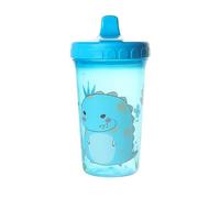 tinysiry 300ML Baby Water Cup - No Spill Cartoon Drink Water Cup Dishwasher Safe, Leak-ProofToddler Cup PP Material Kids Bottle Sippy Cup Blue One Size