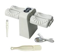 tinysiry Automatic Dumpling Maker,Electric Dumpling Maker Machine Pie Dough Pastry Press Mold, Household Press Lazy Dumpling Maker, Quick Dumpling Empanadas Pierogi Maker Tools Grey