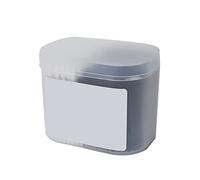 tinysiry Cotton Swab, 300Pcs/Box Double-Ended Spiral Ear Scoop Cotton Swab Stick for Makeup Application, Cotton Tipped Applicator for Ear Cleaning Black White