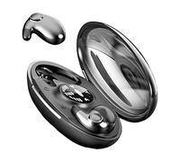 tinysiry Earphone Bluetooth-compatible5.3 Mini In-ear Earphone HD-compatible Calling Non-delayed MD538 Creative LED Digital Display Black