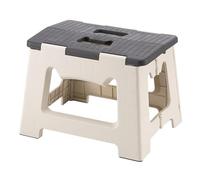 tinysiry Folding Step Stool,Portable Folding Stool with Carrying Handle,Heavy duty Stool Camping Stall Fishing Stool for Kids and Adults Grey