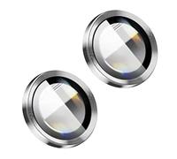 tinysiry Phone Lens Protective Cover Phone Rear Lens Perfect Matching Tempered Glass Protective Cover HD-compatible Silver For iPhone 14 Pro/14 Pro Max