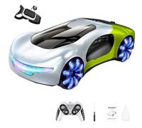 TinyWizTo 1/20 New-Energy-Concept RC Car, 2.4G 10KM/H Simulation Sports Car With Charging Station And Double Spray, Gift For Adults, Teens（Gradient Green）