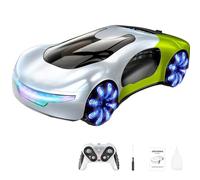 TinyWizTo 1/20 New-Energy-Concept RC Car, 2.4G 10KM/H Simulation Sports Car With Charging Station And Double Spray, Gift For Adults, Teens（Gradient Green）