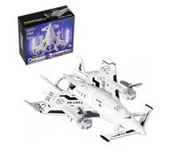 TinyWizTo RC Stunt Airplane Model With VTOL And 3 Flight Modes, 2.4G 8CH Remote Control Fighter Jet with Light, Gift For Adults, Teens (RTF)