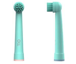 TIO - Brush Head for Electric Toothbrushes - Glacier and Coral