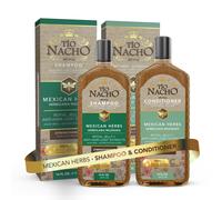 Tio Nacho Mexican Herbs Strengthening Shampoo and Conditioner Set with Royal Jelly - 14 fl oz Each | Nourishing Aloe Vera Jojoba Rosemary Formu