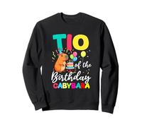 Tio Of The Birthday Capybara Girl Bday Party Family Sweatshirt