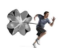 Tioamy Running Speed Chute Resistance Parachute 56 inch Running Umbrella Training Sprint Power Soccer Trainer for Runner, Football, Soccer Drilling