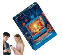 Tioheam Couple Games,Adult Card Games for Couples | Portable Toys with 50 Questions to Spark Fun Conversations for Wedding Valentine Party, Christmas