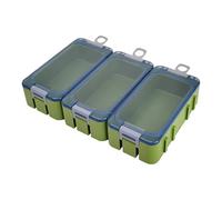 Tioheam Fishing Lure Organizer - Shockproof Lure Box - Portable Organizer Glow in The Dark for Jewelry Pins Fish Hooks Electronic Components Night Camping Outdoor
