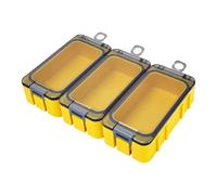 Tioheam Fishing Storage Box - Shockproof Lure Box,Portable Organizer Glow in The Dark for Jewelry Pins Fish Hooks Electronic Components Night Camping Outdoor