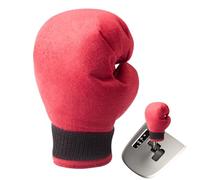 Tioheam Gear Shift Knob Cover - Funny Anti-Slip Boxing Glove Shift Protector,Automotive Interior Decor for Travel Road Picnic Commuting Mountain Riding Driving Outdoor Camping