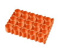 Tioheam Goldfish Cutter for Crackers - 25-Cavity Fish Shaped Baking Mold - Non-Stick Dough, Fish Mold for Baking Tiny Treats,Fish Shaped Foods, Cookies