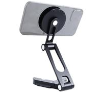 Tioheam Magnetic Cell Phone Holder - Foldable Automobile Bracket - 360 Degree Rotation Desk Phone Holder | for Men Women Home Work Study Video Calls Meetings Media Viewing