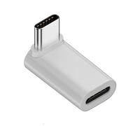 Tioheam Right Angle Adapter,PD 140W Type C to USB Fast Charger Adapter | 8K 60Hz Male to Female Adapter, USB Type C Extender Adapter for Smart Tablet Phone