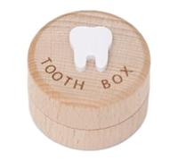 Tioheam Tooth Keepsake Box | Wooden Baby Keepsake Box for Tooth - Fairy Gifts, Tooth Saver for Baby Shower Birthday, Teeth Container for Boy or Girl