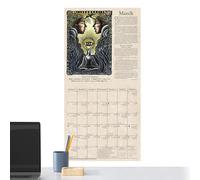 Tioheam Witch Planner - Witches Datebook 2026 | Constellation Data Aesthetic Gothic Yearly Scheduler for Workplace College Home Students Adult Men