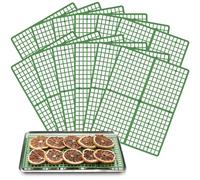 Tioncy 12 Pcs Tray Grids for Harvest Right Freeze Dryer Harvest Right Storage Rack for Fruit Vegetable Food Freeze Drying Accessories, Fits All Trays (Green)