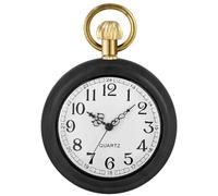 Tiong Arabic Numerals Wooden Men Pocket Watch, Lightweight Wooden Men's Fob Pocket Watch with Gold Chain, WPW-A02, fashion