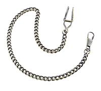 Tiong Pocket Watch 14 Inch Albert Chain with Lobster Clasps Clip Link Vest Chain for Your Pocket Watches