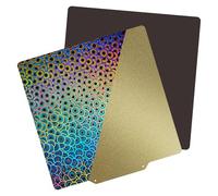 TIOPY PEY Kaleidoscope and Textured PEI Printing Plate 220x220mm, Thermal Bed Plate, Flexible Print Bed, for Artillery Genius/Pro/MK2/MK2A/Anet A8/Anet A6